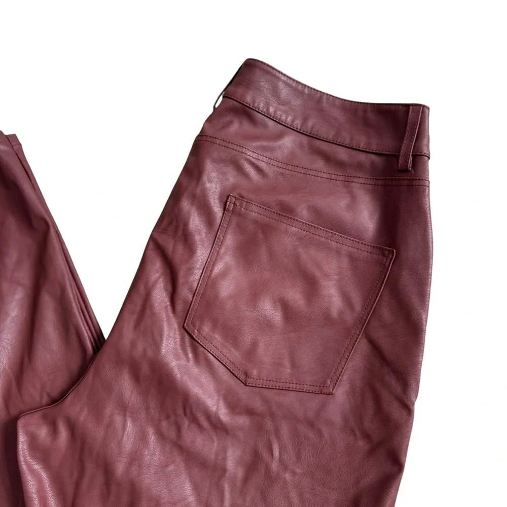 Anthropologie The Ya-Ya Vegan Leather Pant - Picture 8 of 14